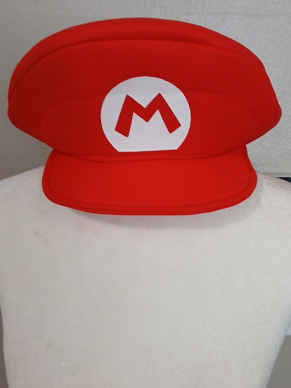 Nintendo Red Mario-Style Cap with White 'M' Badge